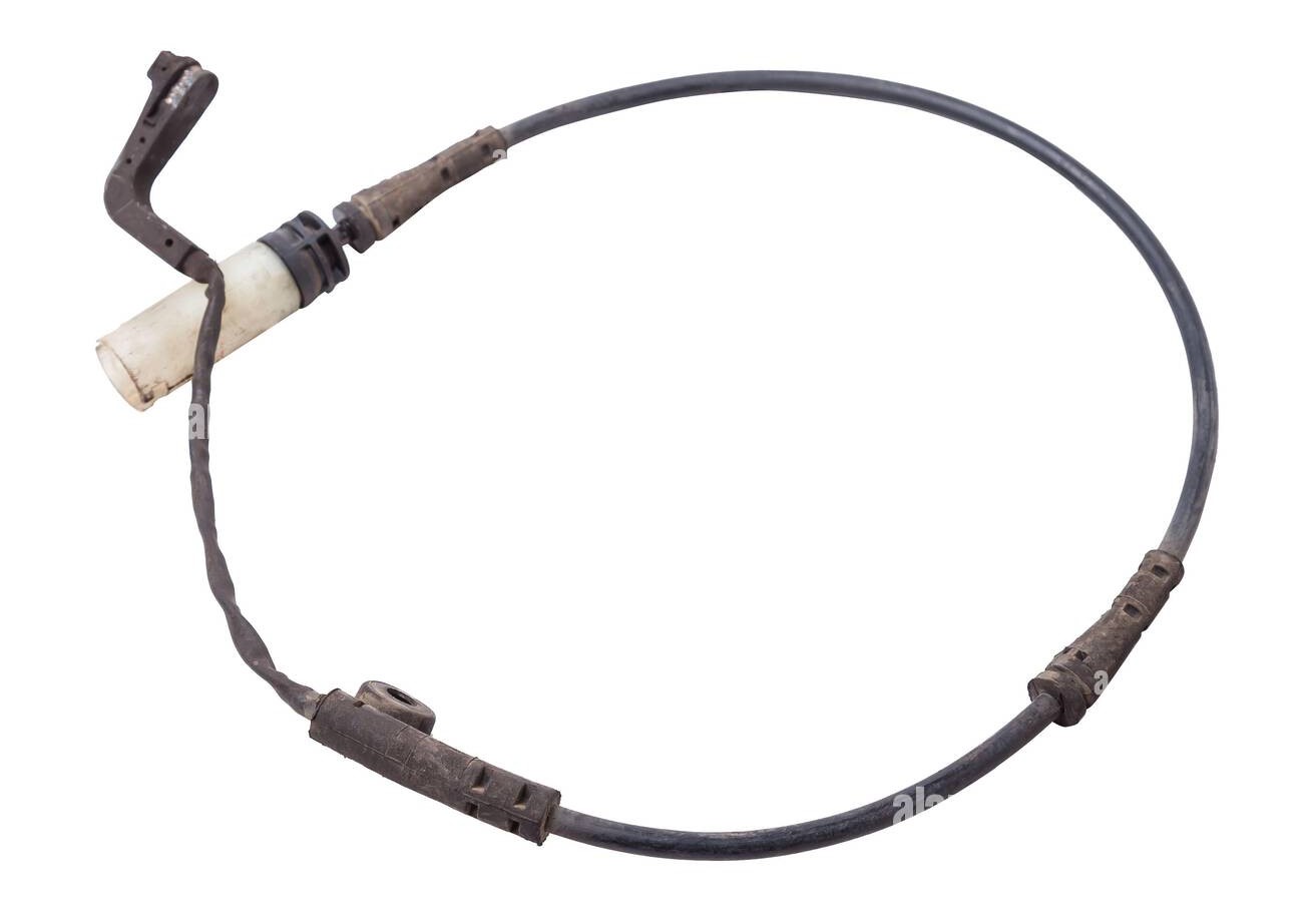 brake-pad-wear-sensor-car-brake-system-spare-part-and-element-on-white-isolated-background-auto-service-industry-spare-parts-catalog-2X08KCX